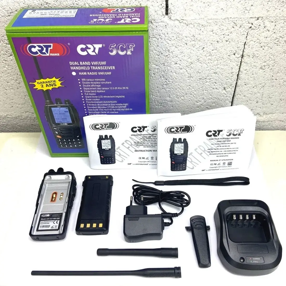 Radio parapente CRT 5 CF-pack